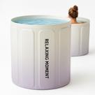 Banheira de Gelo Crioterapia Portatil ou Spa Ofuro Relaxamento Dobravel 200 Litros