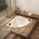 Banheira de Hidromassagem Acapulco Gran Luxo 150x211x51cm - P1 - com Aquecedor Branco Astra
