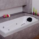 Banheira de Hidromassagem Bella em Gel Coat Gran Luxo 140cm - Volume Ideal 110 Litros com Aquecedor - 220V Branco Astra