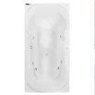 Banheira de Hidromassagem Due Gran Luxo 160x90x50cm - P5 - 220V - com Aquecedor e Cromoterapia Branco Astra