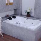 Banheira de Hidromassagem Due Maggiore Gran Luxo 180CMX120CMX44CM - 08 Jatos - Gel Coat - P1 Astra Branco
