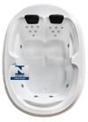 Banheira de Hidromassagem Escarpas Luxo Tamanho: 1,88 X 1,28 X 0,52