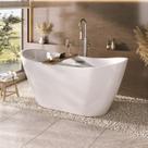 Banheira de Imersão 150CMX75CM Mavie Ouro Fino Branco