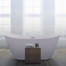 Banheira de Imersão 160CMX75CM Mavie Ouro Fino Branco