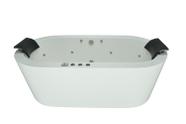 BANHEIRA DE IMERSÃO FREESTANDING BRANCA 192x94x66 COM HIDRO EVEREST LUSSO IDRO
