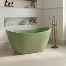 Banheira de Imersão Oval Mavie Ouro Fino 150x75cm em Gel Coat Verde Banheira de Imersão Oval Mavie Ouro Fino 150x75cm em Gel Coat Verde