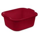 Banheira de lavagem, lavatório, banheira para pés Tribello 12L, plástico vermelho