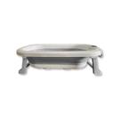 Banheira dobravel com termometro splash cinza - papassear baby