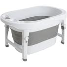Banheira Dobrável Kiddo Ofurô Oyster Cinza e Branco Banheira Dobrável Kiddo Ofurô Oyster Cinza e Branco