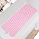 Banheira e tapete de banho TEESHLY Extra Large 100x40cm Rosa Claro