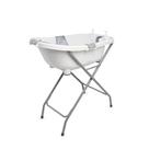 Banheira Fontana Duo com Suporte branco e cinza Infanti