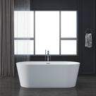 Banheira Freestanding RM Decor Basalto Imersão Branco 1,7m