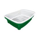 Banheira Gato Classic Plus Furacão Pet, Verde Furacão Pet para Gatos Verde