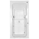 Banheira Hidromassagem Astra Box Luxo 135CMX80CMX44CM - 04 Jatos Branco Gel-Coat P1 sem Aquecedor