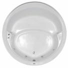 Banheira Hidromassagem Astra Firenze Luxo 140CMX140MX45CM - 04 Jatos Branco Gel-Coat P5 com Aquecedo