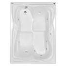 Banheira Hidromassagem Astra Nobile Maggiore Super Luxo 180CMX130CMX53CM - 08 Jatos Gel Coat P6 sem Branco