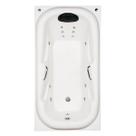 Banheira Hidromassagem Astra Tahiti Super Luxo 180CMX92CMX53CM - 04 Jatos Acrílico P6 com Aquecedor Branco