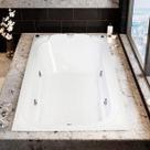 Banheira Hidromassagem Dupla 170x110x40cm 220V Gold Line Ouro Fino Branco