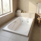 Banheira Hidromassagem Dupla Cristal Ouro Fino 4 Jatos com Alças e Piso Antiderrapante 170x110cm em Acrilico 220V Banheira Hidromassagem Dupla Cristal Ouro Fino 4 Jatos com Alças e Piso Antiderrapante 170x110cm em Acrilico 220V