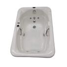 Banheira Hidromassagem Ouro Fino Softcril Premium 1,50m x 80cm x 49cm 04 Jatos com Aquecedor Branco