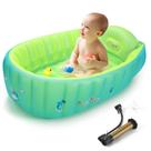 Banheira inflável para bebês Boysea Toddler Tub 89x55x30cm Bomba de ar