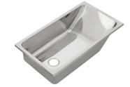 Banheira Inox para Berçário 75x40x20cm - Construinox