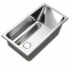Banheira Inox para Berçário 75x40x20cm - Construinox Banheira Inox para Berçário 75x40x20cm - Construinox