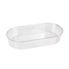 Banheira Jel Plast Pet Piu Oval Cristal para Pássaros - Tamanho G