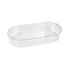 Banheira Jel Plast Pet Piu Oval Cristal para Pássaros - Tamanho GG