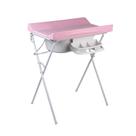 Banheira Luxo com suporte dobrável, trocador e saboneteira, tanque 25 L, até 30Kg - Hercules