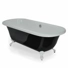 Banheira Mesclada Paola Vitoriana Imersão Classica 175x79x63 Sem hidromassagem Pés Branco, Versátil
