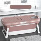 Banheira Ofurô Dobrável Portátil Adulto 148 Cm Suporte 260L Com Termometro
