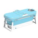 Banheira Ofurô Dobrável Portátil Adulto 148 Cm Suporte 260L Com Termometro