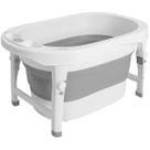 Banheira para Bebe Ofuro Dobravel Kiddo Oyster 40L 80kg Cinza Banheira para Bebe Ofuro Dobravel Kiddo Oyster 40L 80kg Cinza