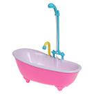 Banheira Para Boneca e Calopsita Com Chuveiro Com Água de Verdade Passarinho cor:rosa