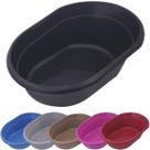 Banheira para Gato Plástico Caixa de Areia Sanitário Banheiro Furacão Pet Glamour Black