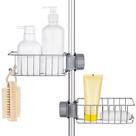 Banheira Shower Caddy Buoluty Clawfoot em aço inoxidável SUS304