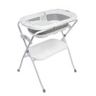 Banheira Sicília Duo com Suporte branco e cinza Infanti