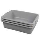 Banheiras de pratos de plástico Gibin Commercial Bus Box/Lavatório 13L 3Pk Banheiras de pratos de plástico Gibin Commercial Bus Box/Lavatório 13L 3Pk