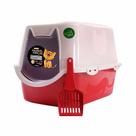 Banheiro DuraPets Toalete Vermelho para Gatos Banheiro DuraPets Toalete Vermelho para Gatos
