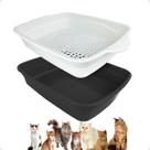 Banheiro econômico para gatos Brinqpet Vermelho Banheiro econômico para gatos Brinqpet Vermelho