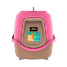 Banheiro Plast Pet Cat New Gold Rosa para Gatos