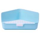 Banheiro Triangular Grande Para Coelho Mundo Roedor - AZUL
