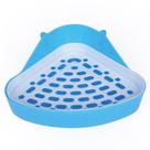 Banheiro Triangular Para Coelho Mundo Roedor - AZUL