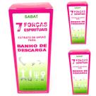 Banho 7 Forças Espirituais Limpeza Espiritual Proteção Equilíbrio Kit 3 Und