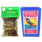 Banho De 7 Ervas Proteção Espiritual Limpeza Wagi Africano Original Descarrego Forte Kit