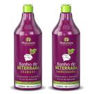 Banho de beterraba - shampoo e condicionar 1l - natureza cosméticos