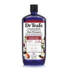 Banho de espuma Dr. Teal's com sal de Epsom puro, manteiga de karité e amêndoa