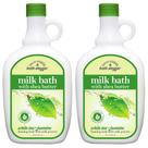 Banho de leite espumante Village Naturals, chá branco e jasmim 800 ml