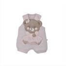 Banho De Sol Bebê Menina Plush Rosa Claro Telma Ursinho